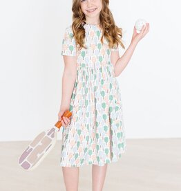 Mila & Rose Pickleball S/S Pocket Twirl Dress