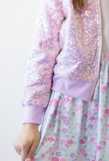 Mila & Rose Lavender Sequin Jacket