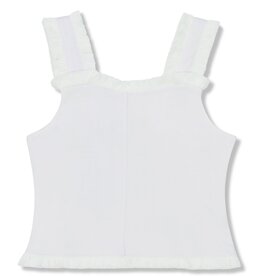 Habitual Kids SALE fringe tank top white
