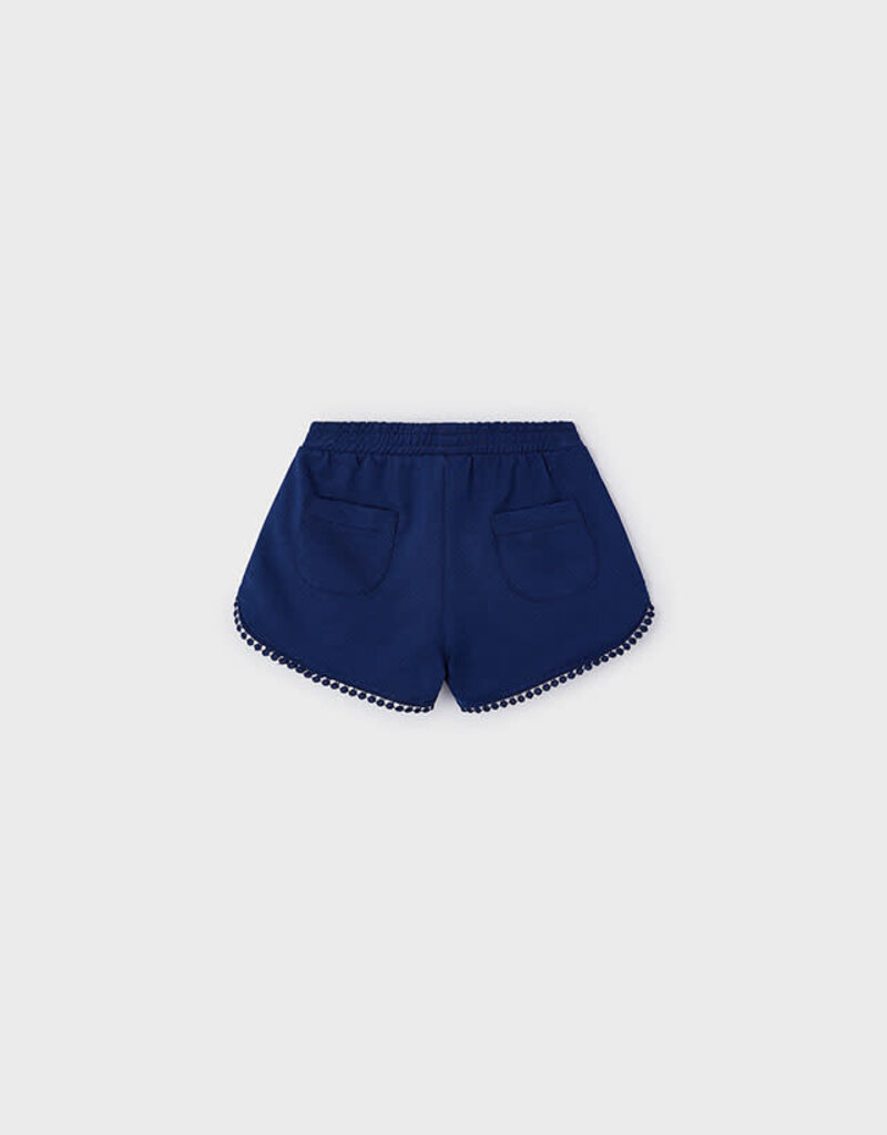 Mayoral Blue Chenille Shorts