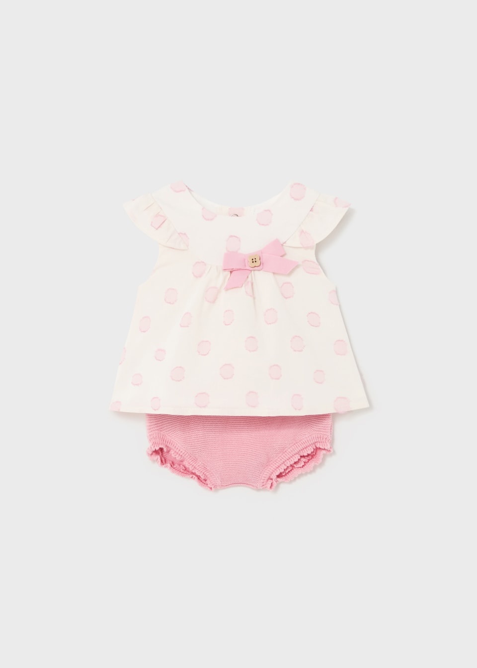 Newborn 2pc Set Peachy Pink - Tip Toes