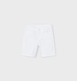 Mayoral 5 Pocket White Twill Shorts
