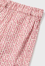 Mayoral Pink Print Pants w/Belt