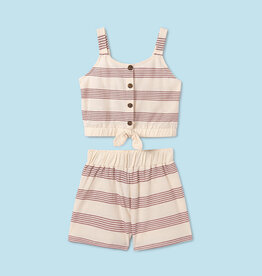 Mayoral SALE Terracotta Striped Short Set