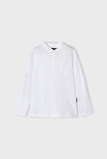 Mayoral White Henley L/S Shirt