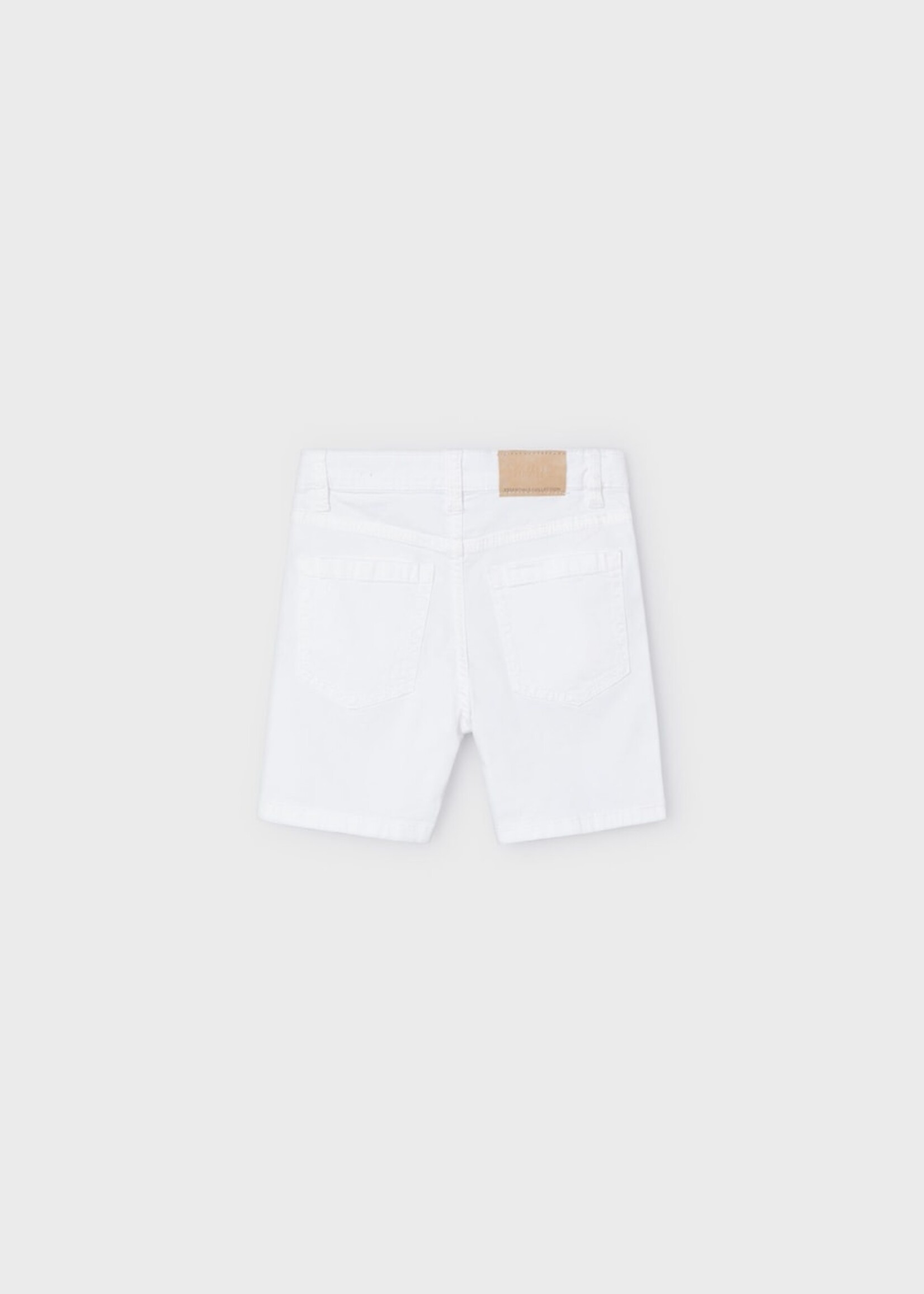 Mayoral White 5 Pocket Twill Shorts