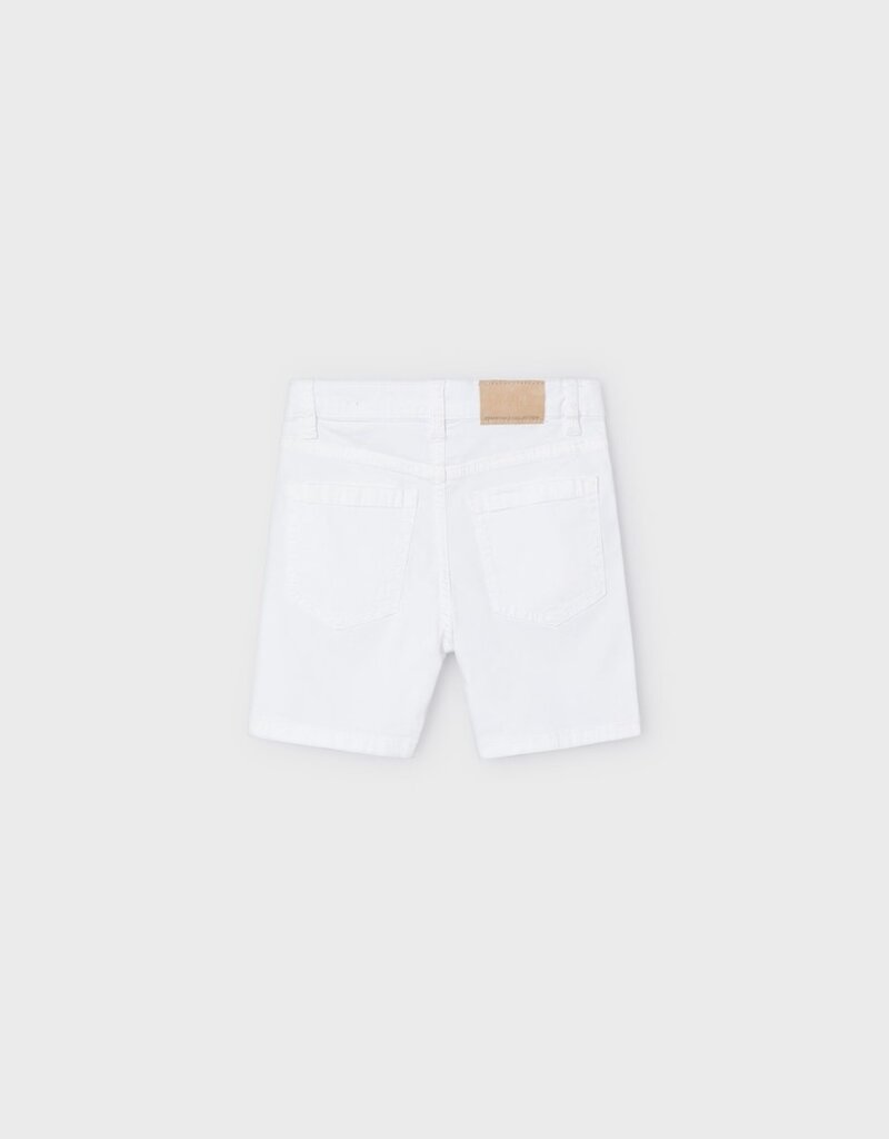 Mayoral White 5 Pocket Twill Shorts