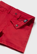Mayoral Red 5 Pocket Twill Shorts