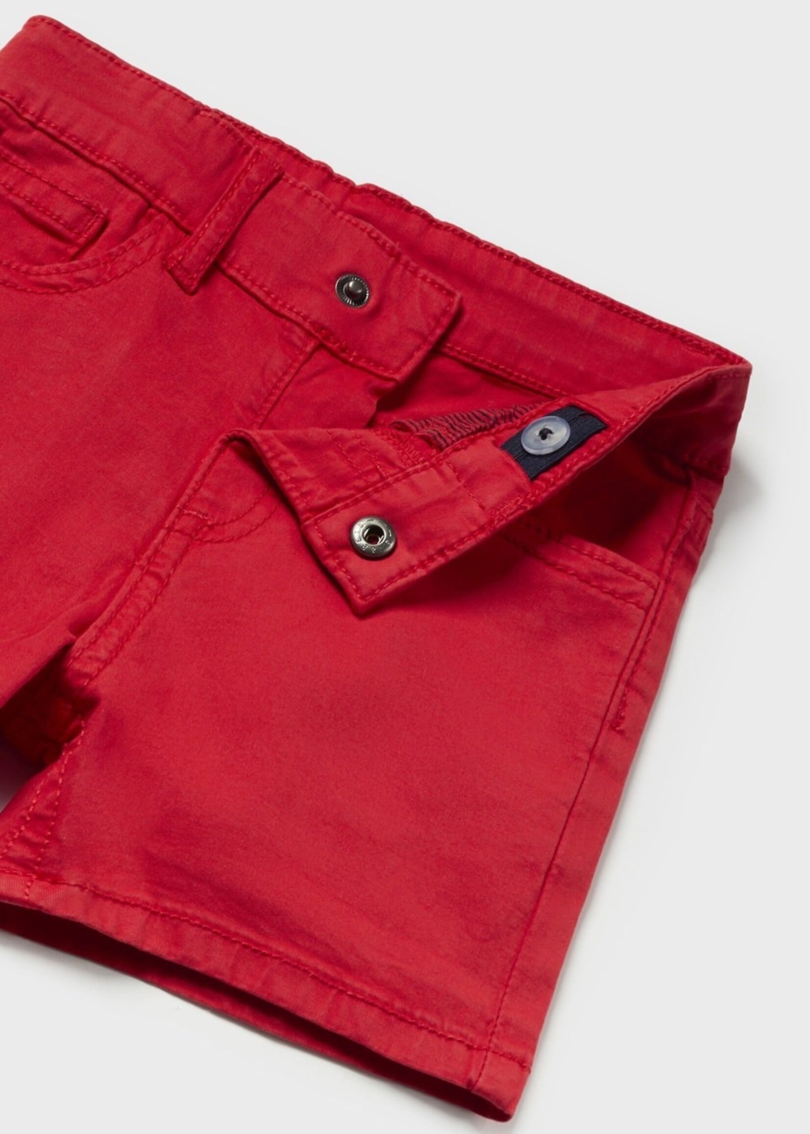 Mayoral Red 5 Pocket Twill Shorts