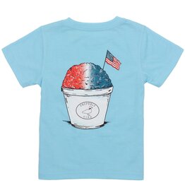 Properly Tied American Chillin S/S Tee Aqua