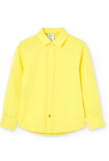 Boys L/S Yellow Linen Shirt