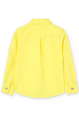 Boys L/S Yellow Linen Shirt