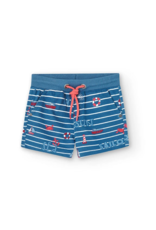 Boboli Blue Stripe Bermuda Shorts