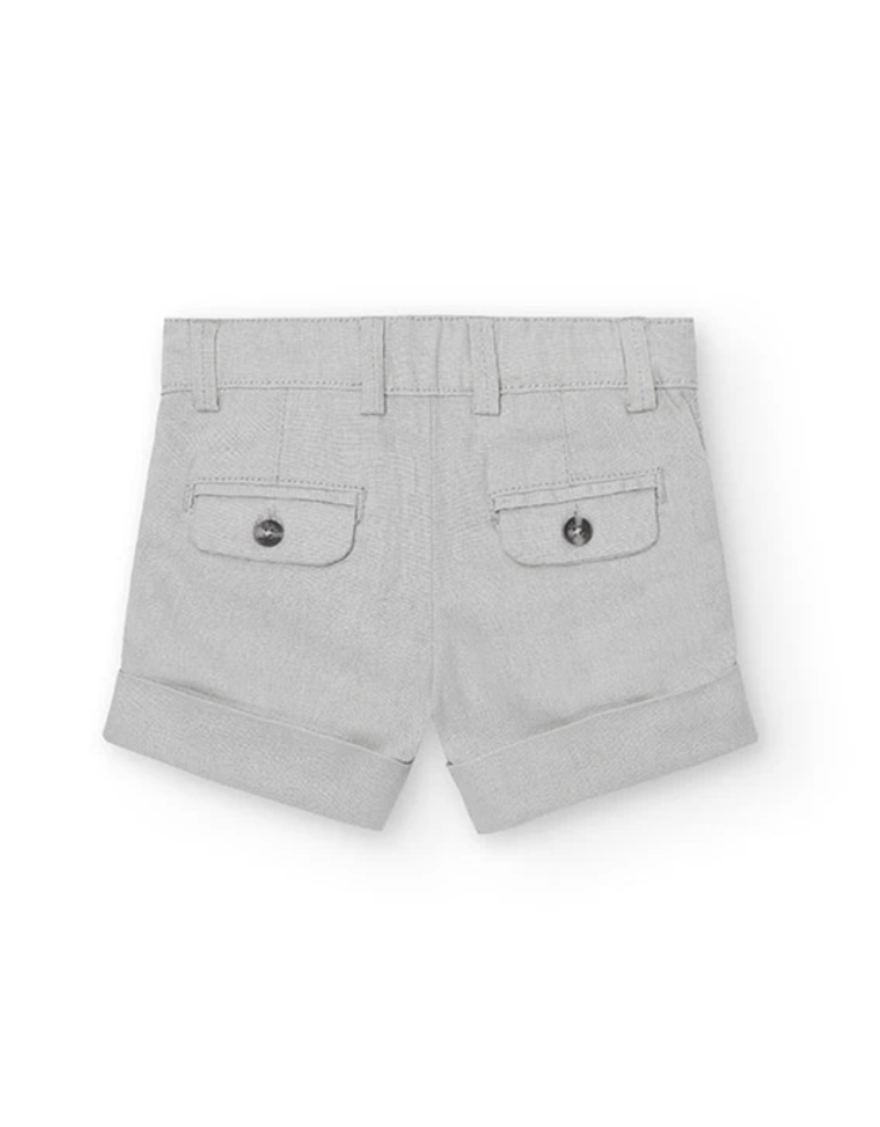 Boboli Beige Linen Shorts