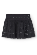 Boboli Black Embossed Skirt