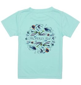 Properly Tied Performance S/S Tee Stay Fly Seafoam