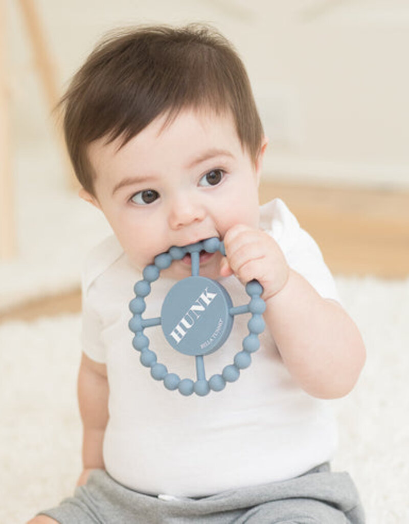 Bella Tunno Happy Teether Hunk Blue