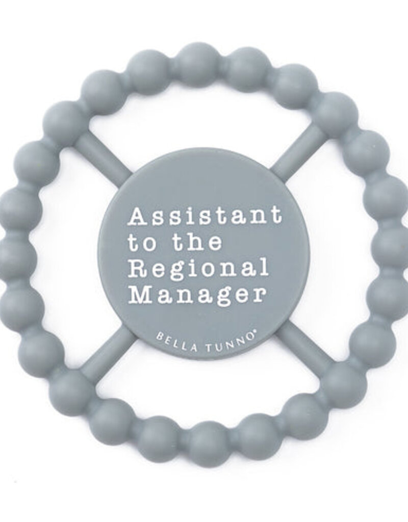 Bella Tunno Assistant to the Manager Happy Teether Grey