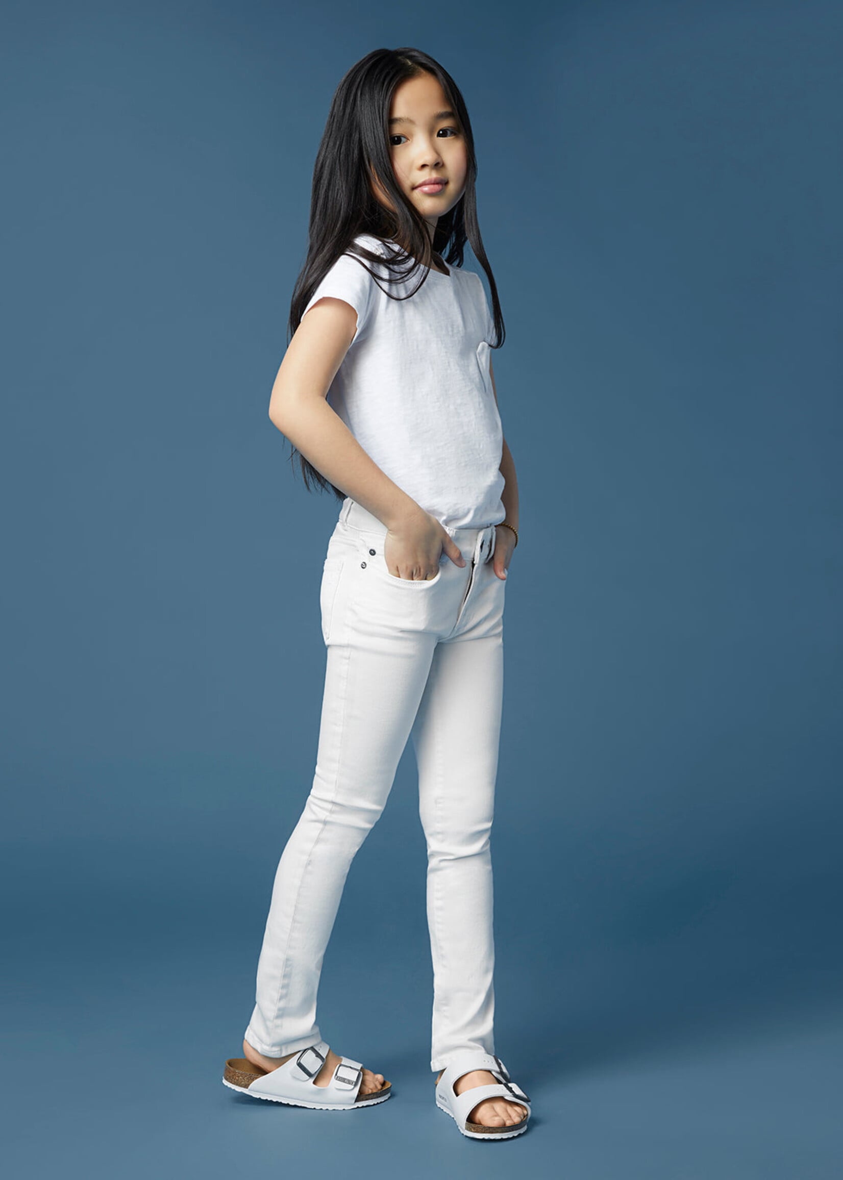DL1961 chloe skinny snow (ultimate)