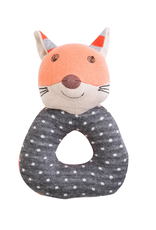 Apple Park Frenchy Fox Teething Rattle