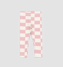 miles the label Light Pink Checkered Leggings