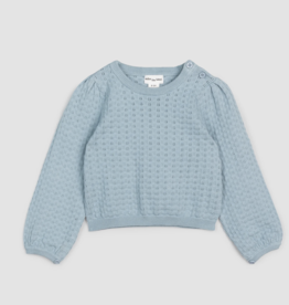 miles the label Blue Dusty L/S Sweater