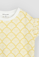miles the label Canary Beachcomber Print Sleeveless Sweatshirt