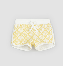 miles the label Canary Beachcomber Print Terry Shorts