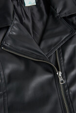 Boboli Black Faux Leather Jacket