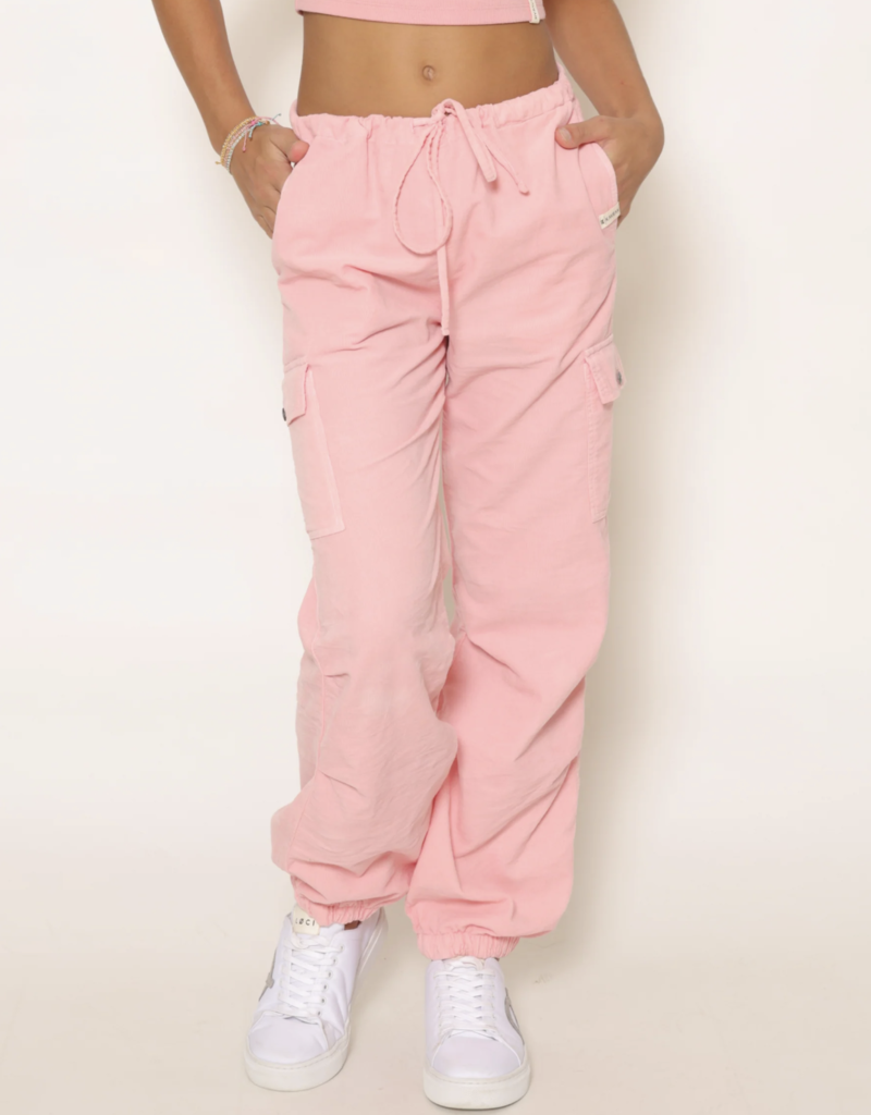 Kaveah Pink Icing Cord Cargo Pant