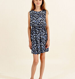 Molly Bracken SALE. Woven Blue Flo Dress