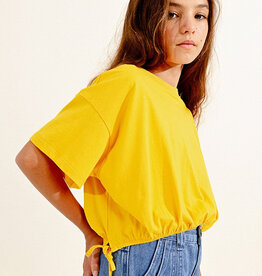 Molly Bracken Knitted Yellow Mango Tee
