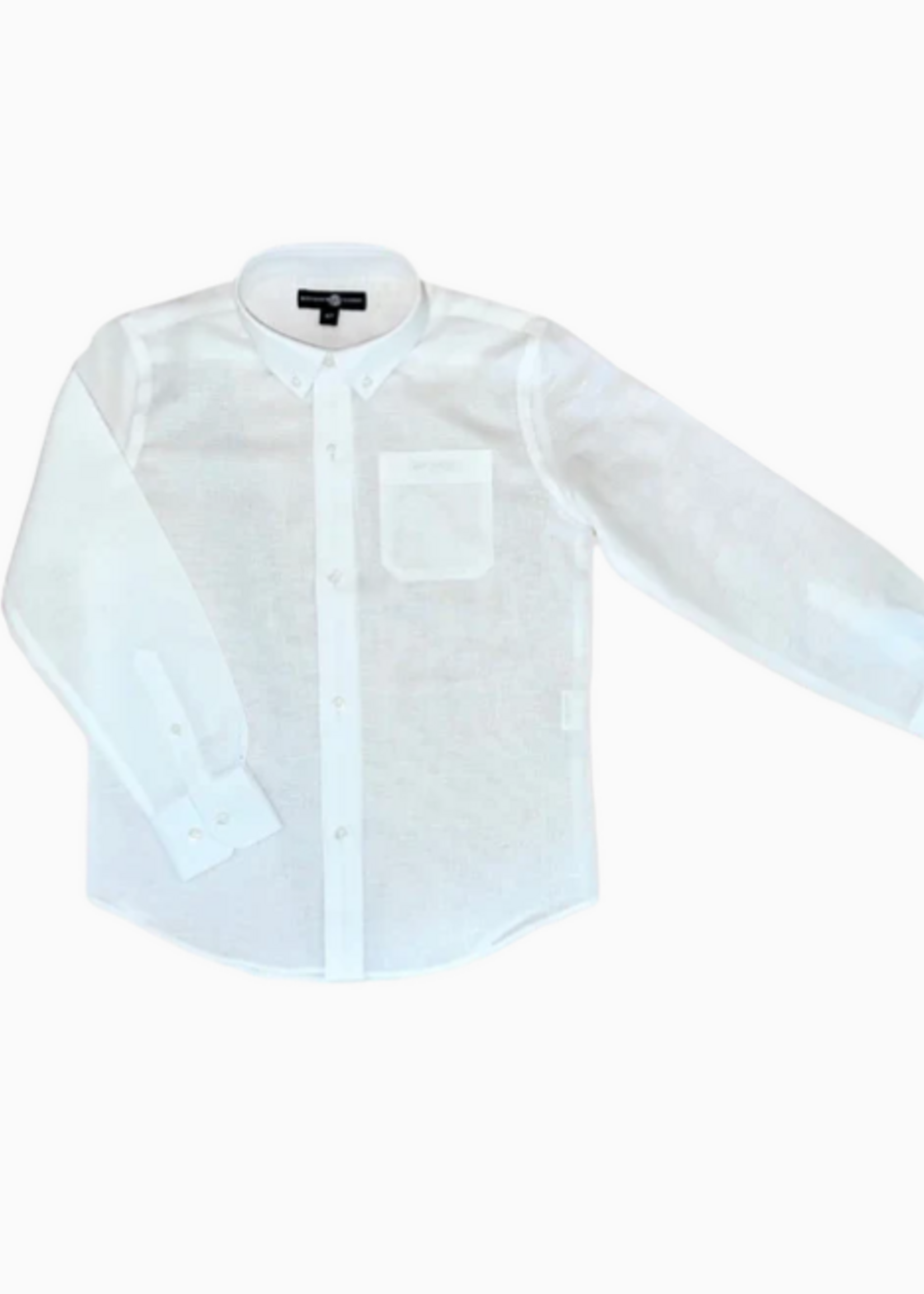 Brown Bowen & Company Bowen Arrow Button Down Wentworth White Linen