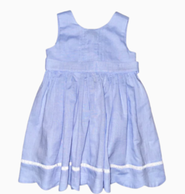 Brown Bowen & Company SALE Anna Twirl Dress Bluffton Blue Linen