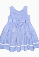Brown Bowen & Company Anna Twirl Dress Bluffton Blue Linen