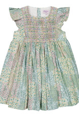 Kidiwi France Leanne Smocked Dress Flowery Meadow Print