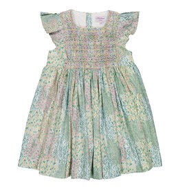Kidiwi France SALE Leanne Smocked Dress Flowery Meadow Print