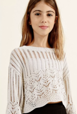 Molly Bracken Knitted Cream Sweater