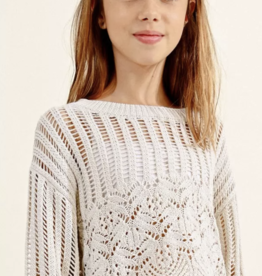 Molly Bracken Knitted Cream Sweater