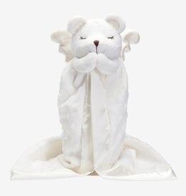 Elegant Baby Prayer Bear Mini Blankie