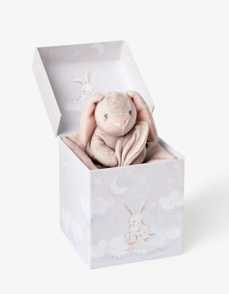Elegant Baby Lovie Bunny w/Blankie Boxed