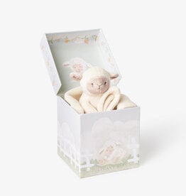 Elegant Baby Snuggler Boxed Lovie lamb w/Blankie