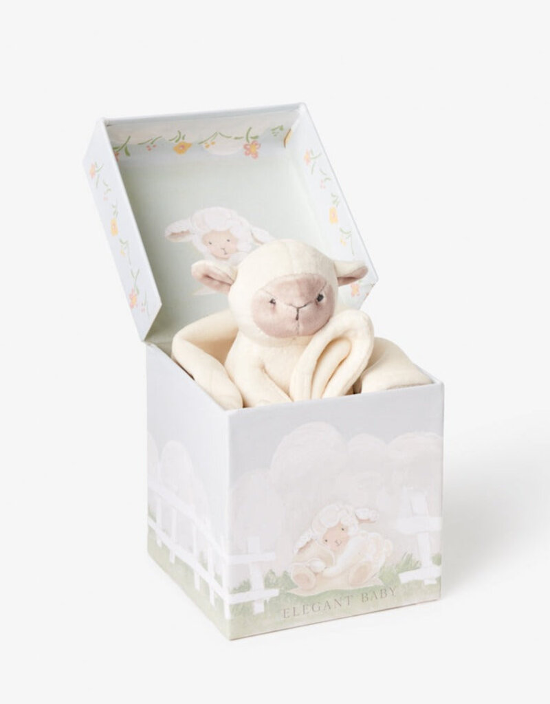 Elegant Baby Lovie lamb w/Blankie Boxed
