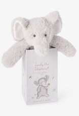 Elegant Baby Lucky the Elephant Snuggler Boxed