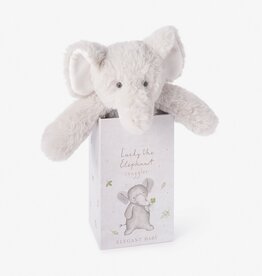 Elegant Baby Snuggler Boxed Lucky the Elephant