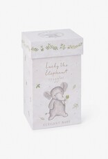Elegant Baby Lucky the Elephant Snuggler Boxed