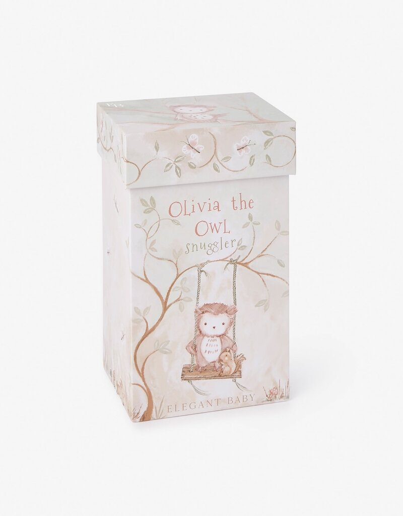 Elegant Baby Olivia the Owl Snuggler Boxed