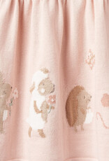 Elegant Baby Garden Picnic Bunny Flutter Sleeve Knit Dress