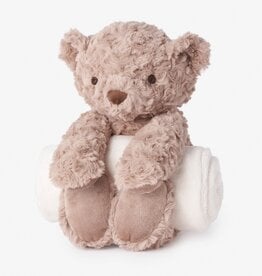 Elegant Baby Huggie Bedtime Bear w/Blanket