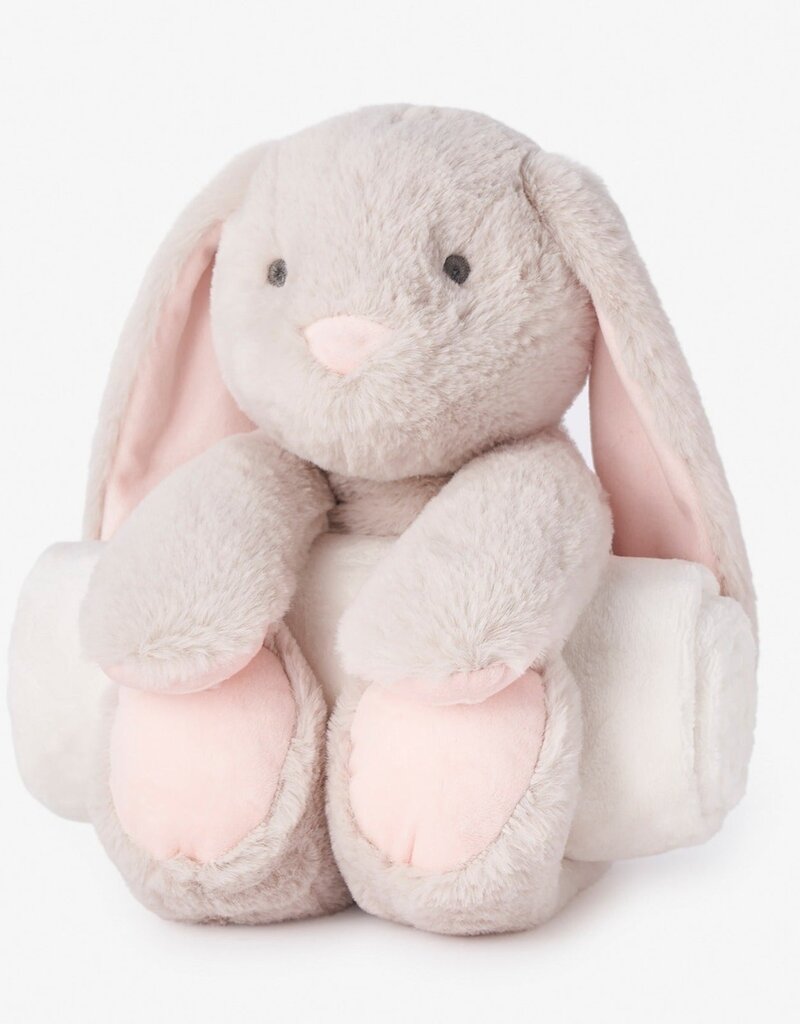 Elegant Baby Bedtime Huggie Bunny w/Blanket